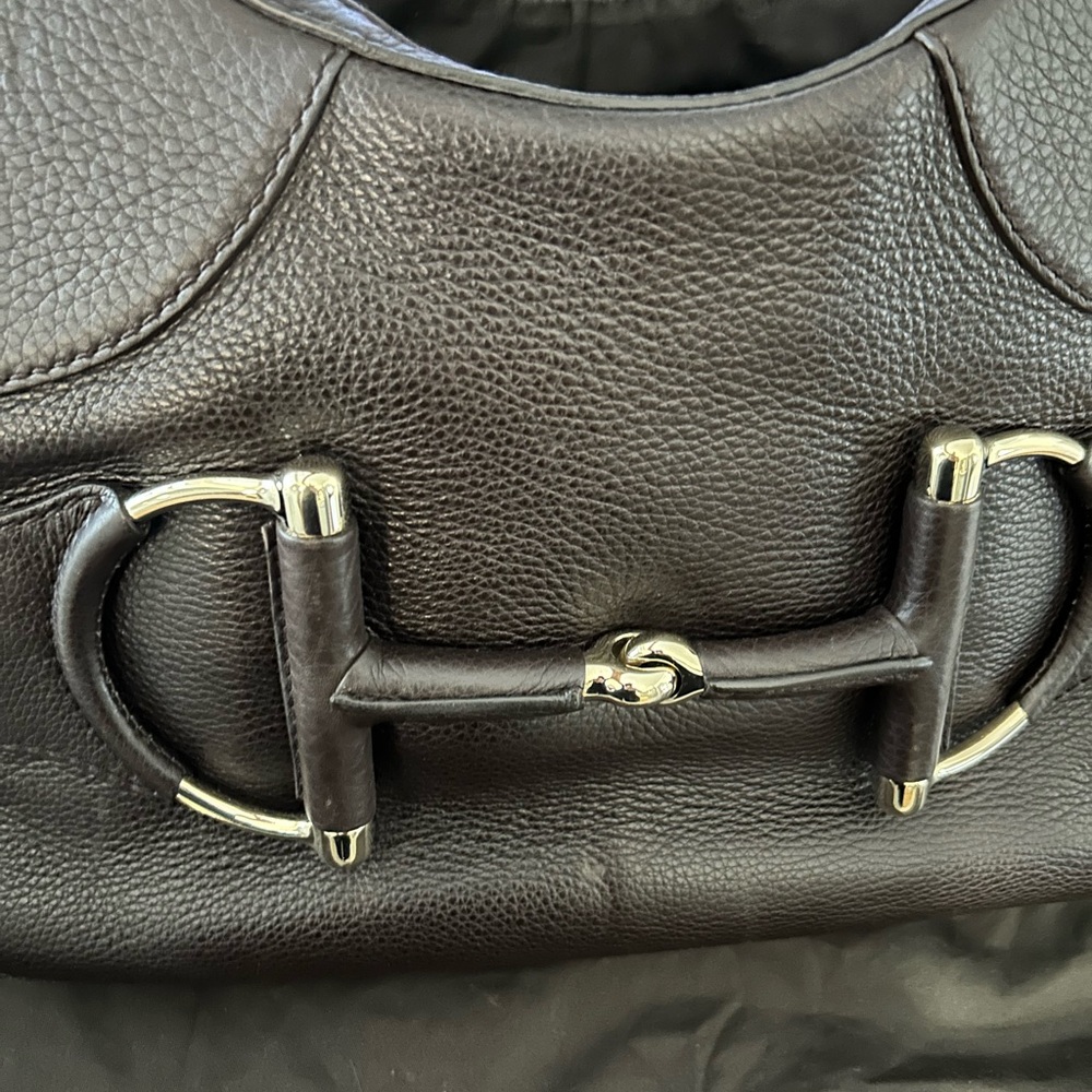 Gucci Heritage Horsebit Hobo Bag - Brown
